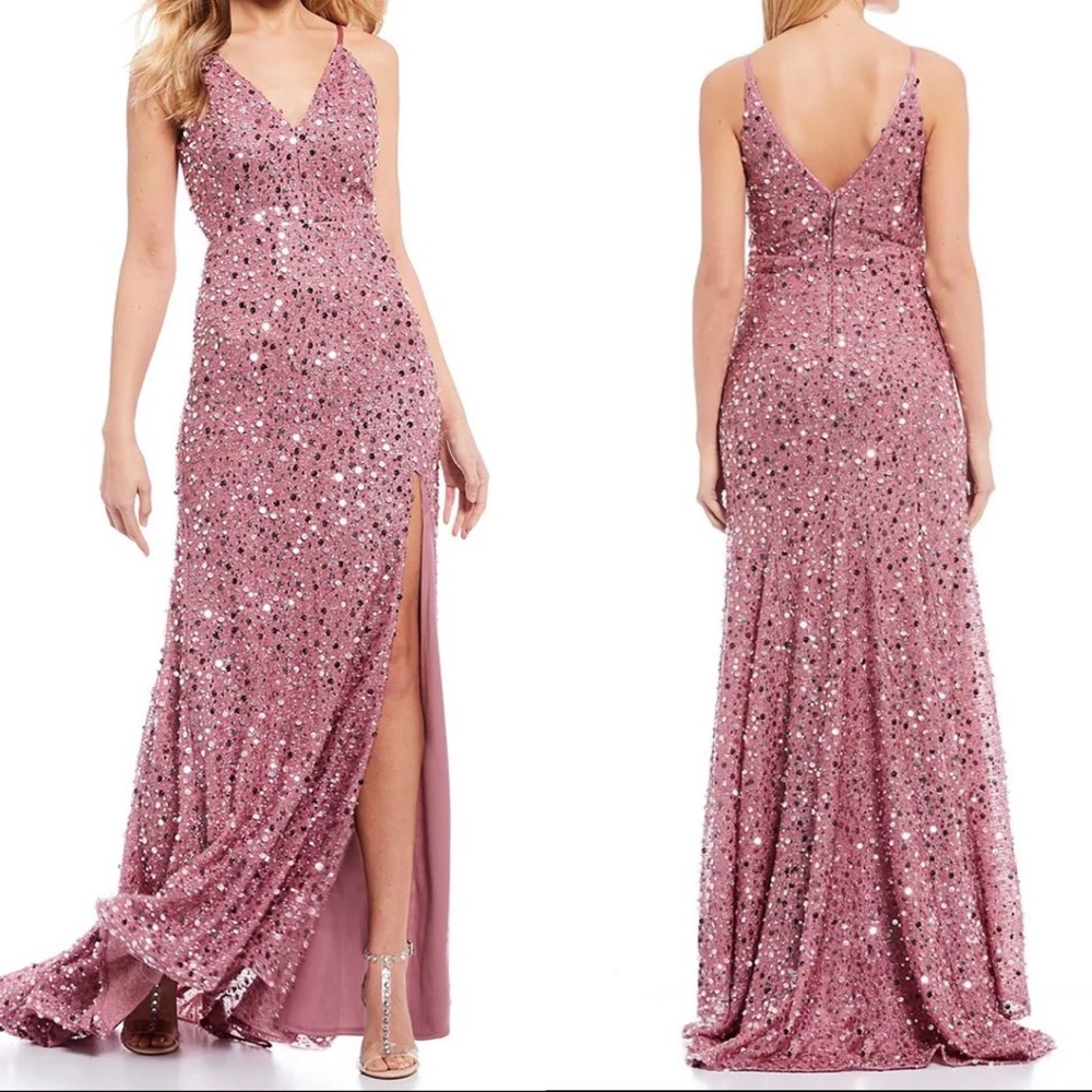 Dear Moon Sequin Gown